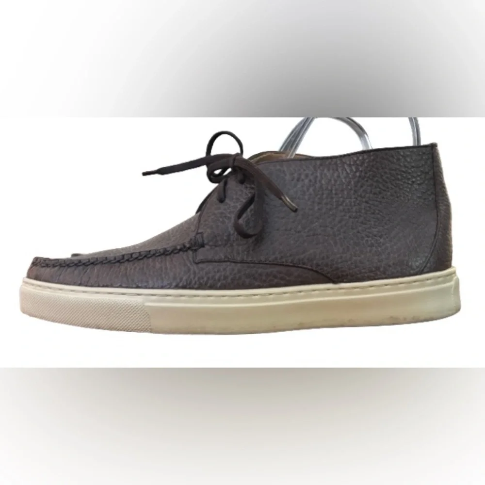 Peter Millar Leather Chukka Sneakers lace up ankl boots MN 9.5 preppy old money